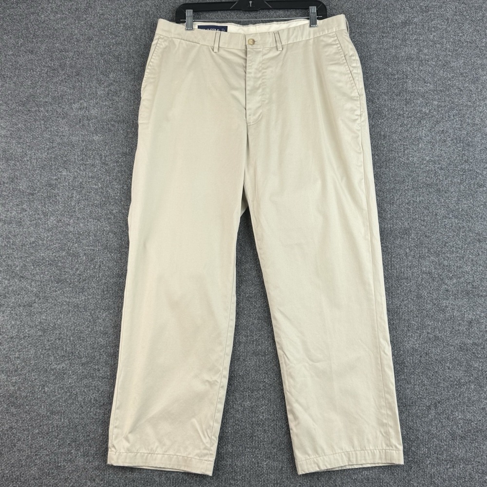 Polo Golf Ralph Lauren Pants Mens 36x32 Beige Chino Straight Casual Golf Khaki